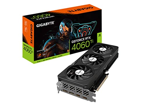 GIGABYTE GeForce RTX 5060 Ti WINDFORCE OC 8G Graphics Card, 8GB 128-bit GDDR7, PCIe 5.0, WINDFORCE Cooling System, GV-N506TWF2OC-8GD Video Card