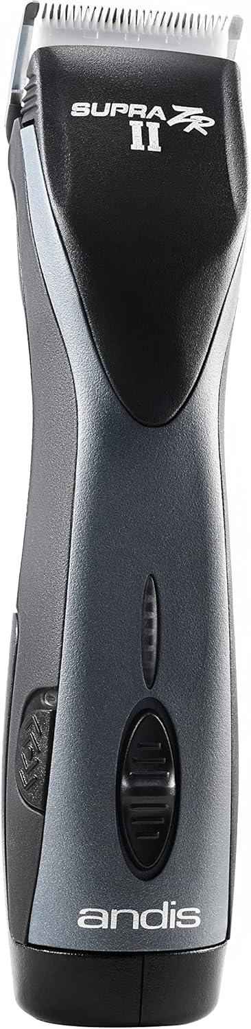 Andis Supra ZR II Cordless Ion Clipper DBLC-2 (79005) - Bundled with BeauWis Blade Brush
