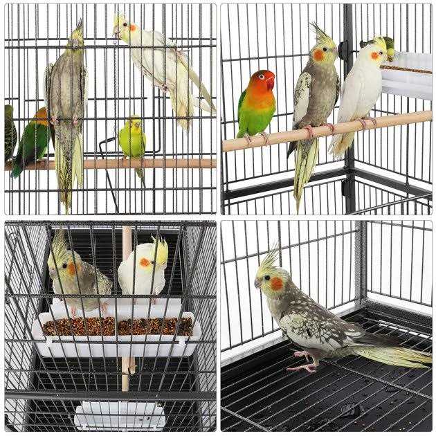 Yaheetech 52-in Rolling Bird Cage - Pet Supplies online store