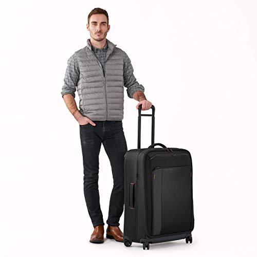 Briggs & Riley Domestic 22" Carry On Expandable Spinner - Luggage for Travel, Suitcases with Wheels, Softside Rolling Bag for Men & Women, Self-Repairing Zipper - ZDX Collection, Hunter
