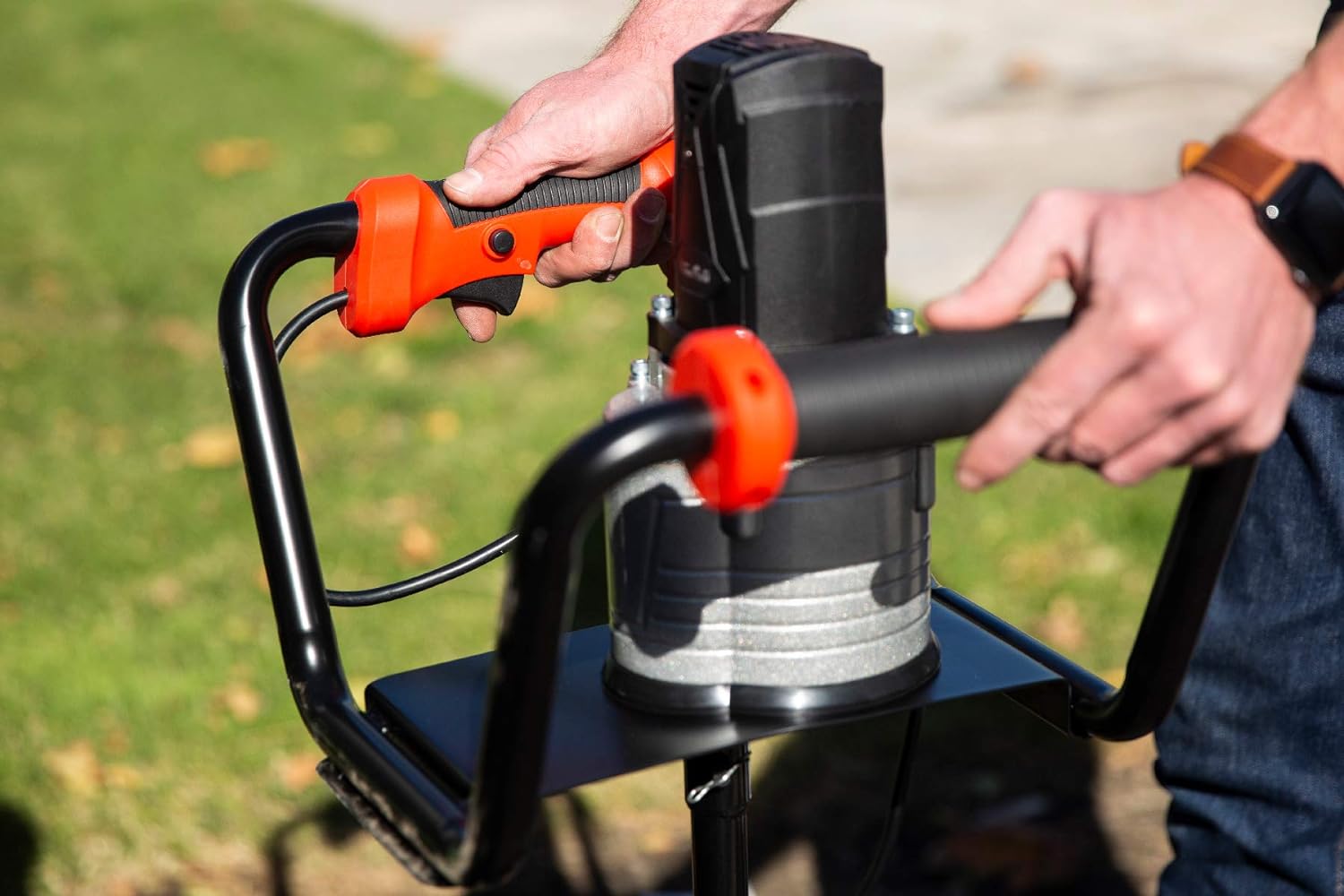 XtremepowerUS 85060 Post Hole Digger w/6" Bit Electric 1500W Auger Digging Drill