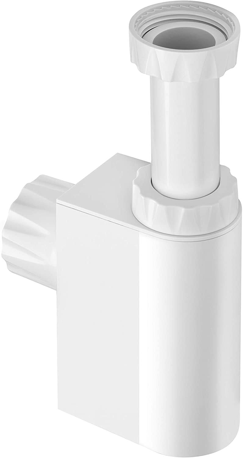 Studor White Design Trap Vent Integrated Basin Trap and Air Admittance Valve 32mm 0utlet
