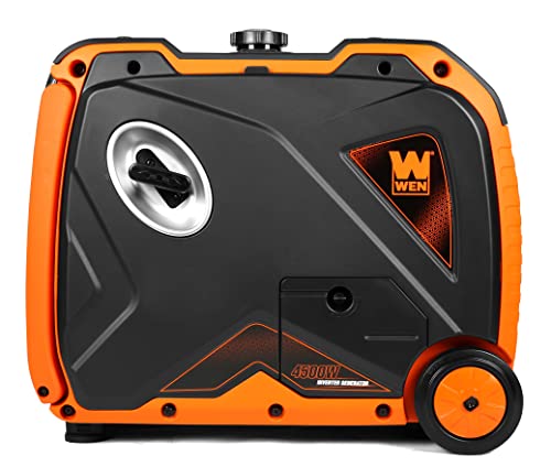 WEN Quiet 6800-Watt Dual Fuel RV-Ready Electric Start Portable Inverter Generator with Fuel Shut Off and CO Watchdog for Electric Vehicle Backup (DF680iX)