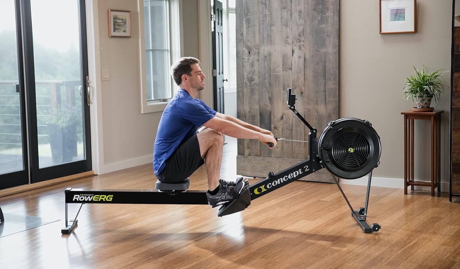 Concept2 Model D Indoor Rowing Machine with PM5, Tall Legs and Polar H10 ANT+ Heart Rate Monitor, M-XXL: 26-36" HRM