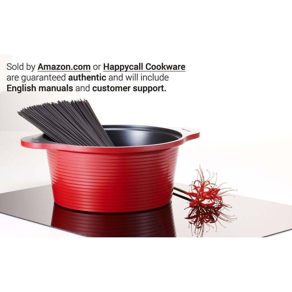 Happycall Alumite Ceramic Pot 28cm / 6qt, Brown