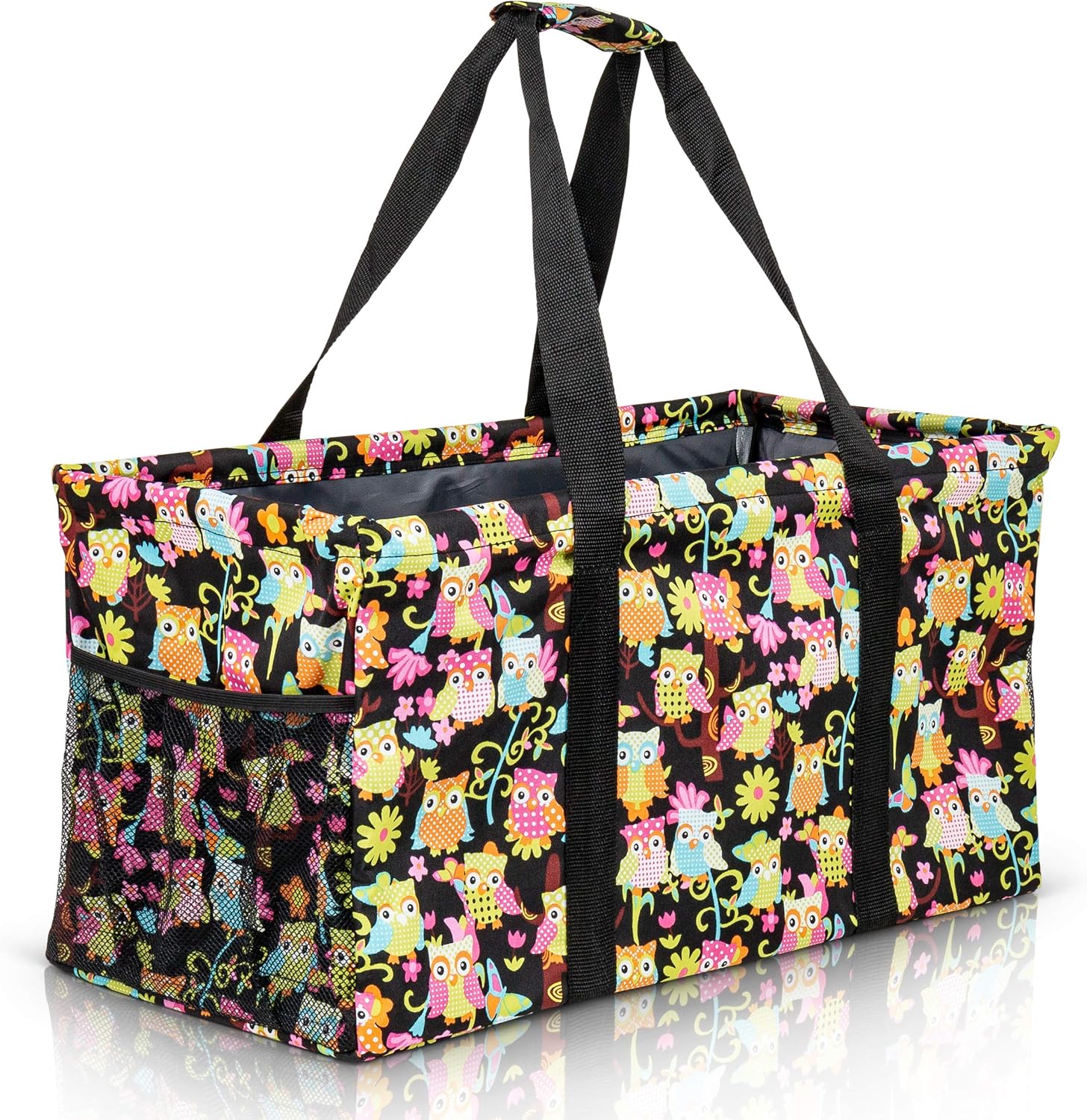 Extra Large Utility Tote Bag - Oversized Collapsible Pool Beach Canvas Basket