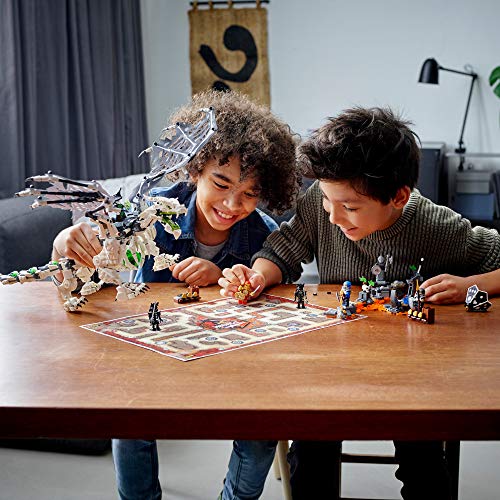 LEGO NINJAGO Skull Sorcerer’s Dragon 71721 NINJAGO Dragon Set Featuring Warrior Toy Figures (1,016 Pieces)