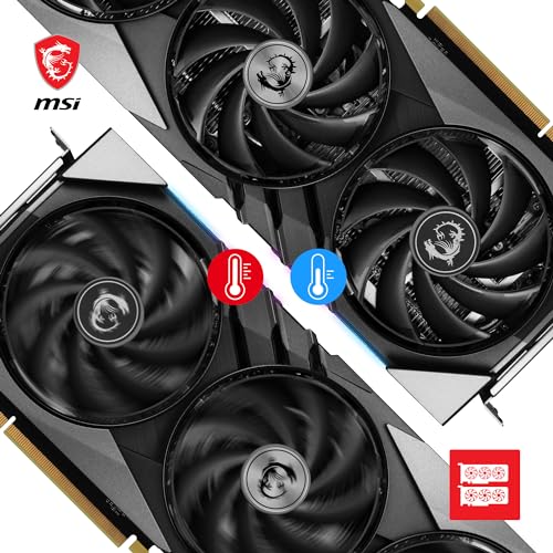 MSI GeForce RTX 4060 Ti Ventus 2X Black 8G OC Graphics Card -NVIDIA RTX 4060 Ti, 8GB GDDR6 Memory, 18Gbps, PCIe 4.0, DLSS3