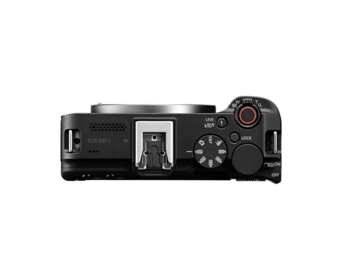 Canon EOS R50 V with RF-S14-30mm F4-6.3 is STM PTZ Lens, APS-C Mirrorless Interchangeable Lens Hybrid Camera, Ultra-Wide Angle Zoom Lens, Vertical Video, Vlogging, Live-Streaming, Content Creation