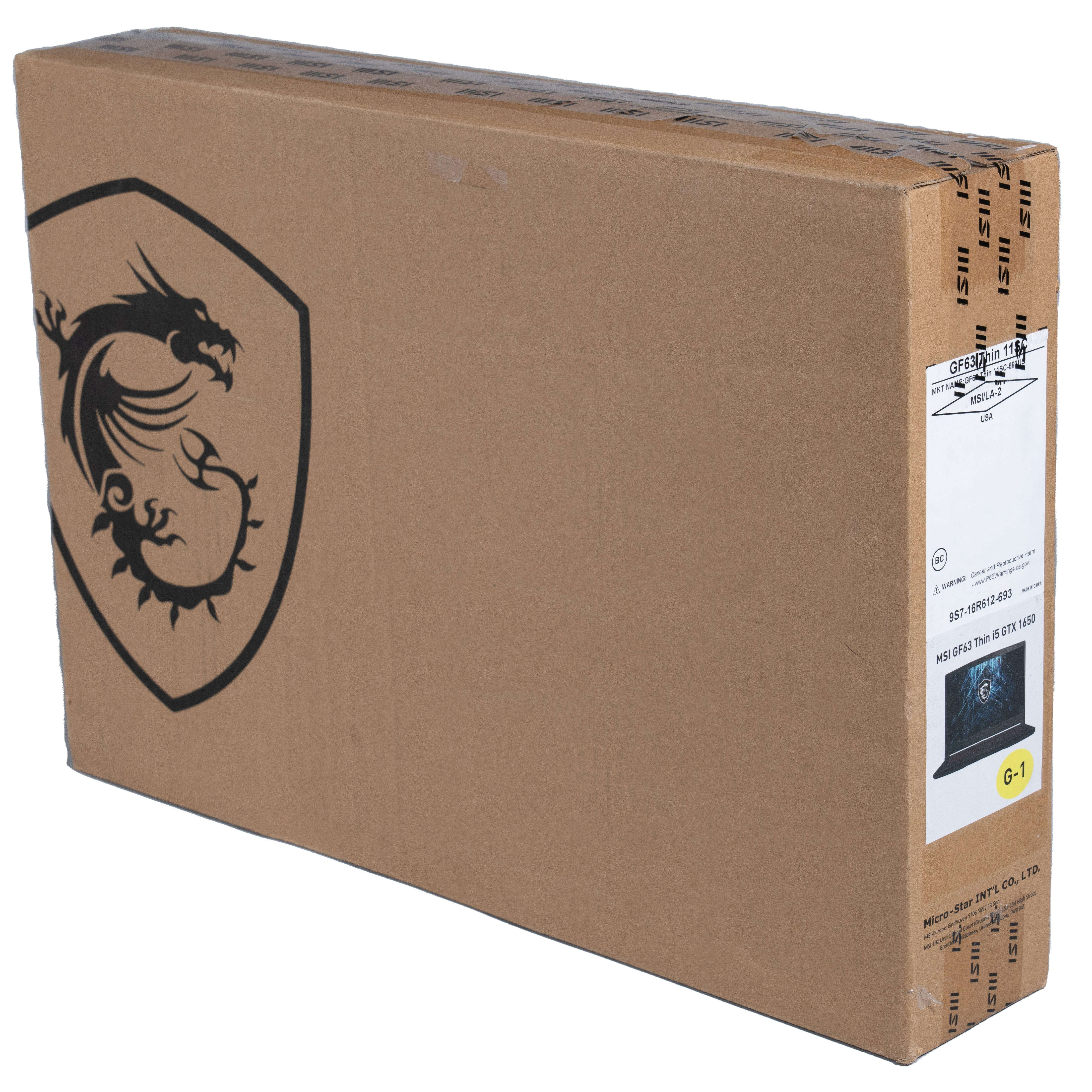 MSI GF63 Thin 11UC-1276US 15.6" Gaming Laptop, 144Hz, Intel Core i5-11500H, NVIDIA GeForce RTX 3050 4GB, 16GB DDR4 Memory, 512GB NVMe SSD, Windows 11