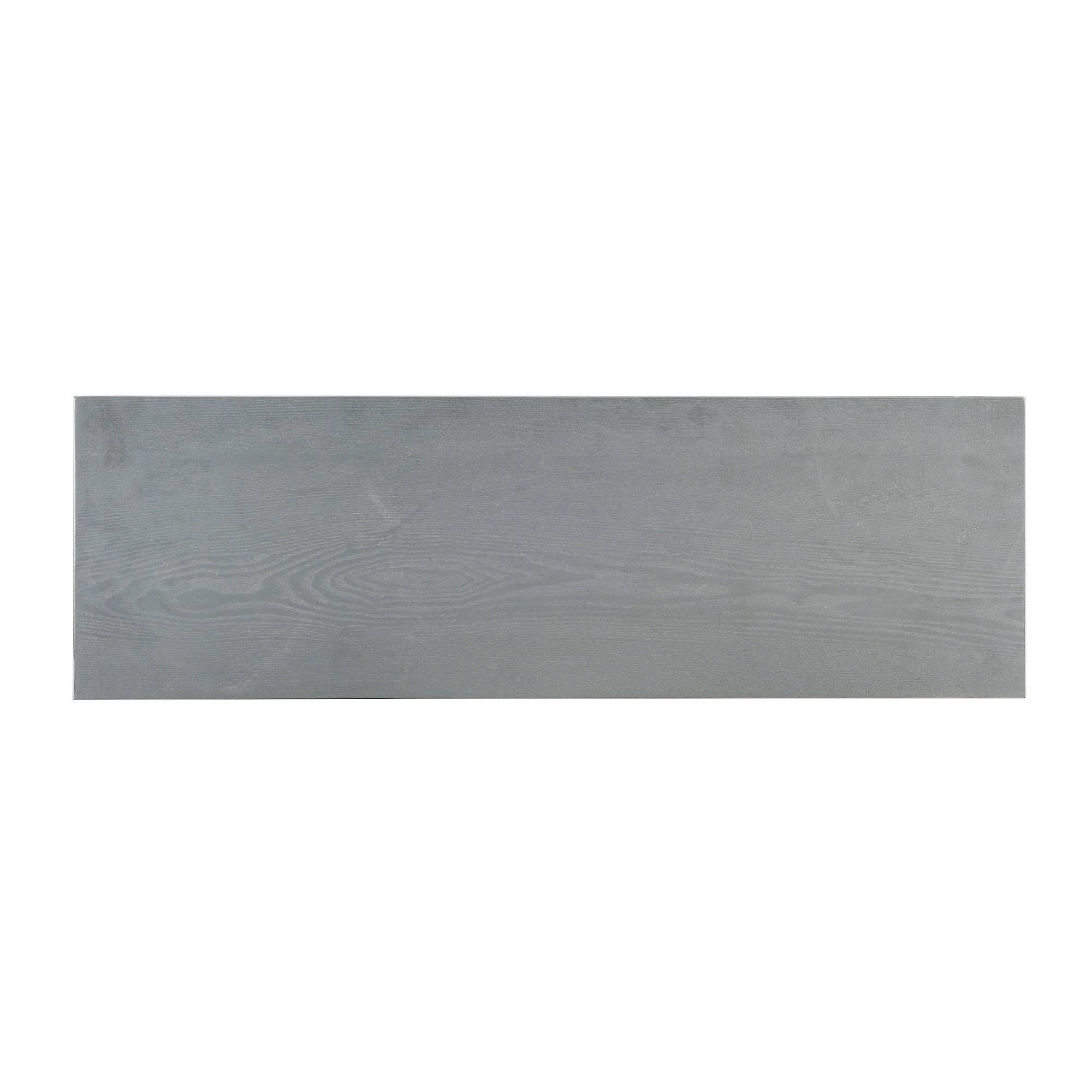 Salski Electric Media Fireplace Gray with Weathered Stone - Aiden Lane