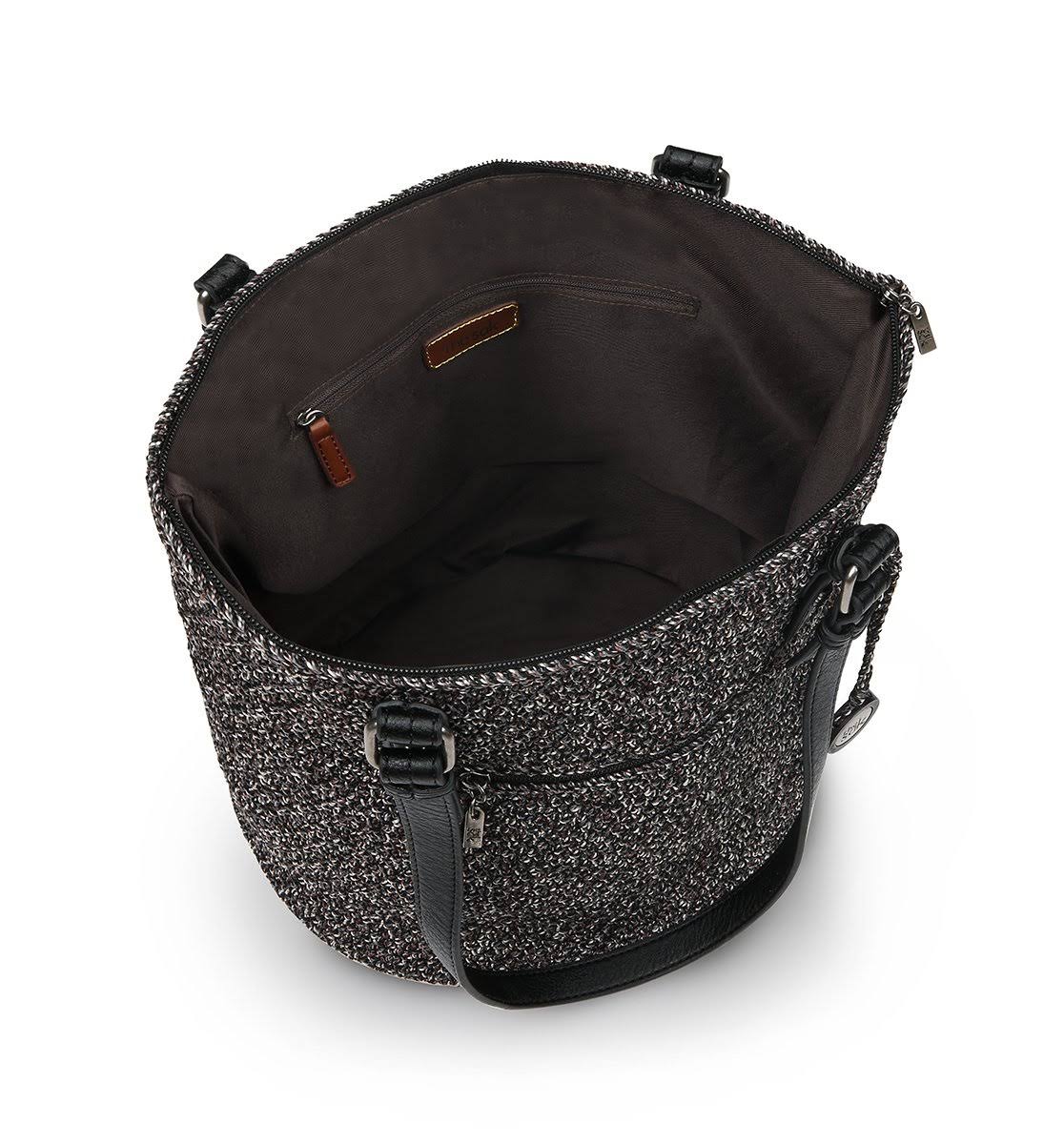 The Sak Silverwood Crochet Shopper Bag | Black