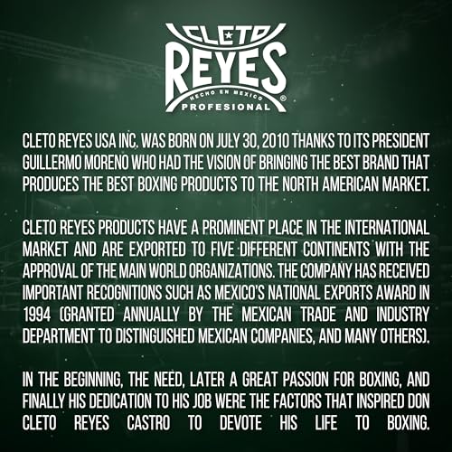 CLETO REYES Training Boxing Gloves with Hook and Loop Closure for Sparring and Heavy Punching Bags, Men and Women, MMA, Kickboxing, Muay Thai