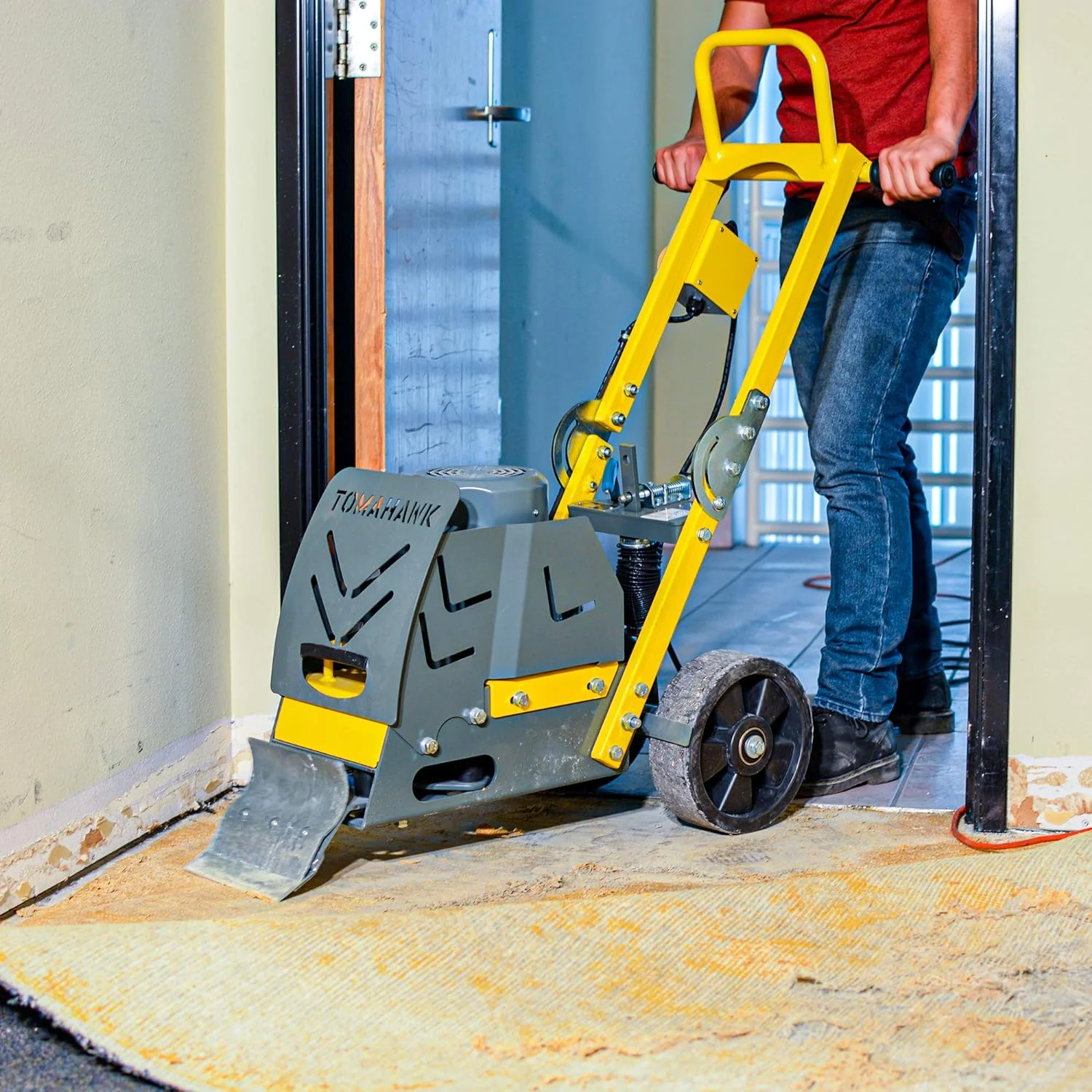 Tomahawk Power TSCP8 8in. Electric Scraper Tile Vinyl Carpet Wood Floor Remover