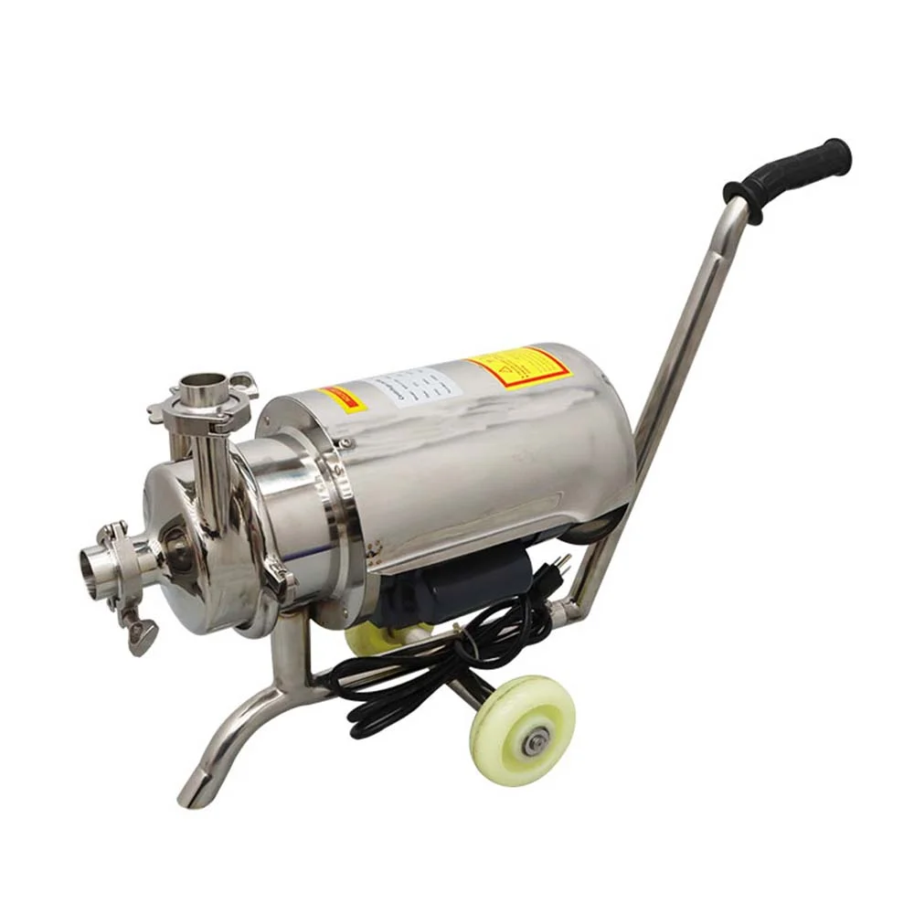 INTBUYING 3Ton/H Centrifugal Pump Sanitary Beverage Pump Stainless Steel without Switch