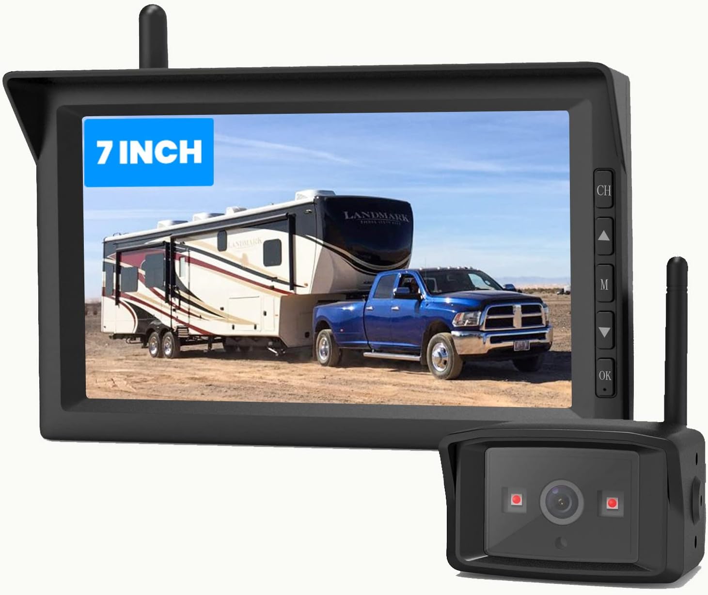 AUTO-VOX Add-on Wireless Backup Camera for Car/Truck, IR Night Vision Rear View Camera