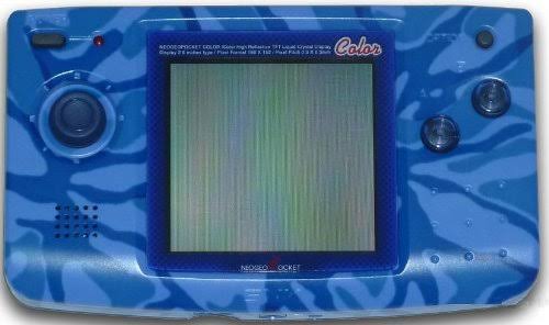 Neo Geo Pocket Camouflage Blue Handheld Console