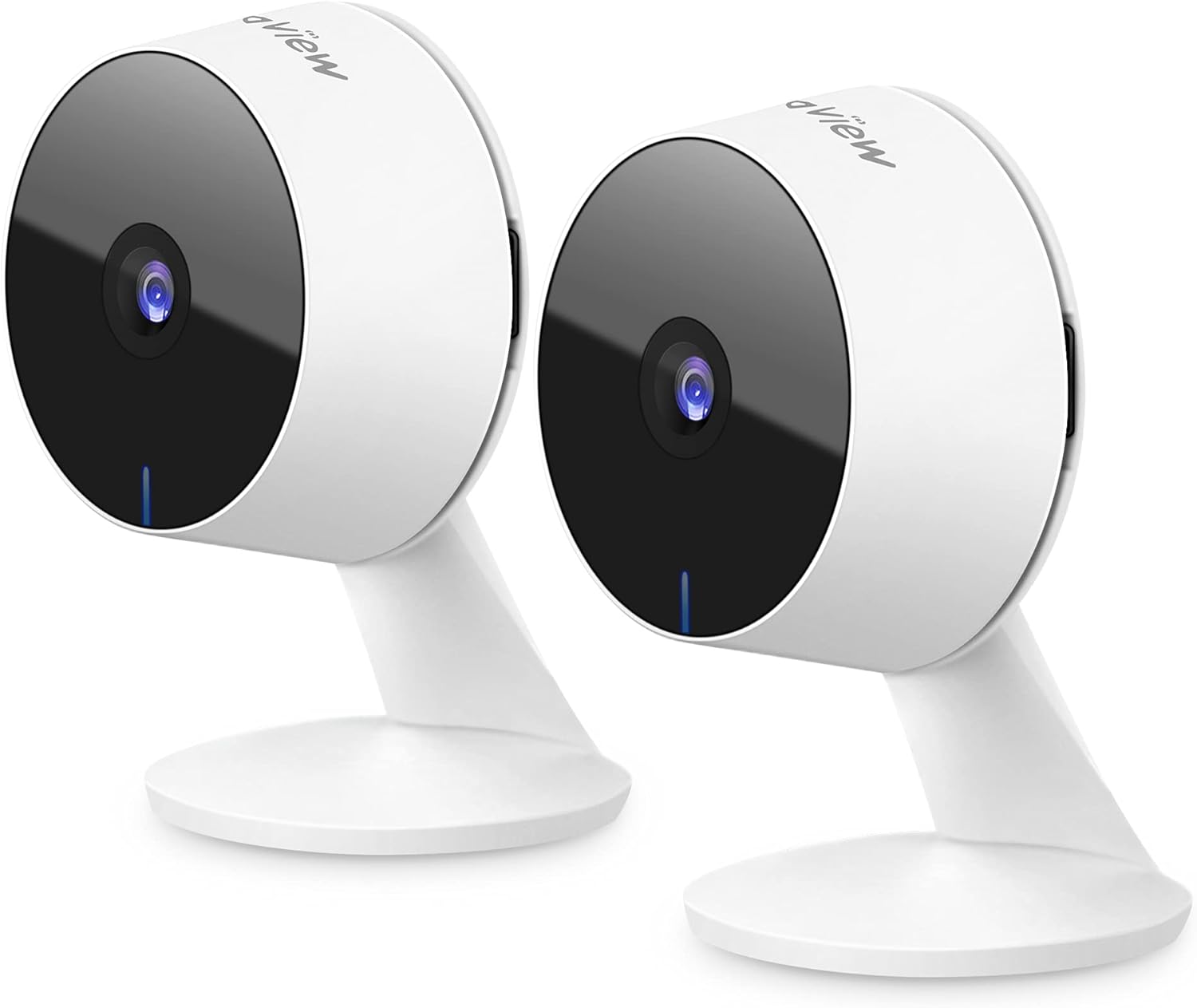 Laview Home Security Camera HD 1080P(2 Pack) Motion Detection,Include 2 SD Cards,Two-Way Audio,Night Vision,WiFi Indoor Surveillance for Baby/pet,Alexa and Google,Cloud Service (US Server) Pack of 2