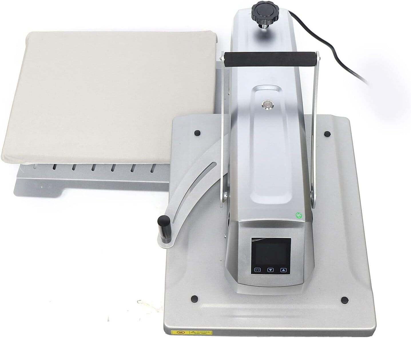 Auto Open Heat Press Machine, 16x20 Inch Clamshell Heat Press Auto Open, Digital Clam Heat Press for T Shirts Bags Mouse Pads More, Home Heat Transfer Machine for Gifts Business, silvery