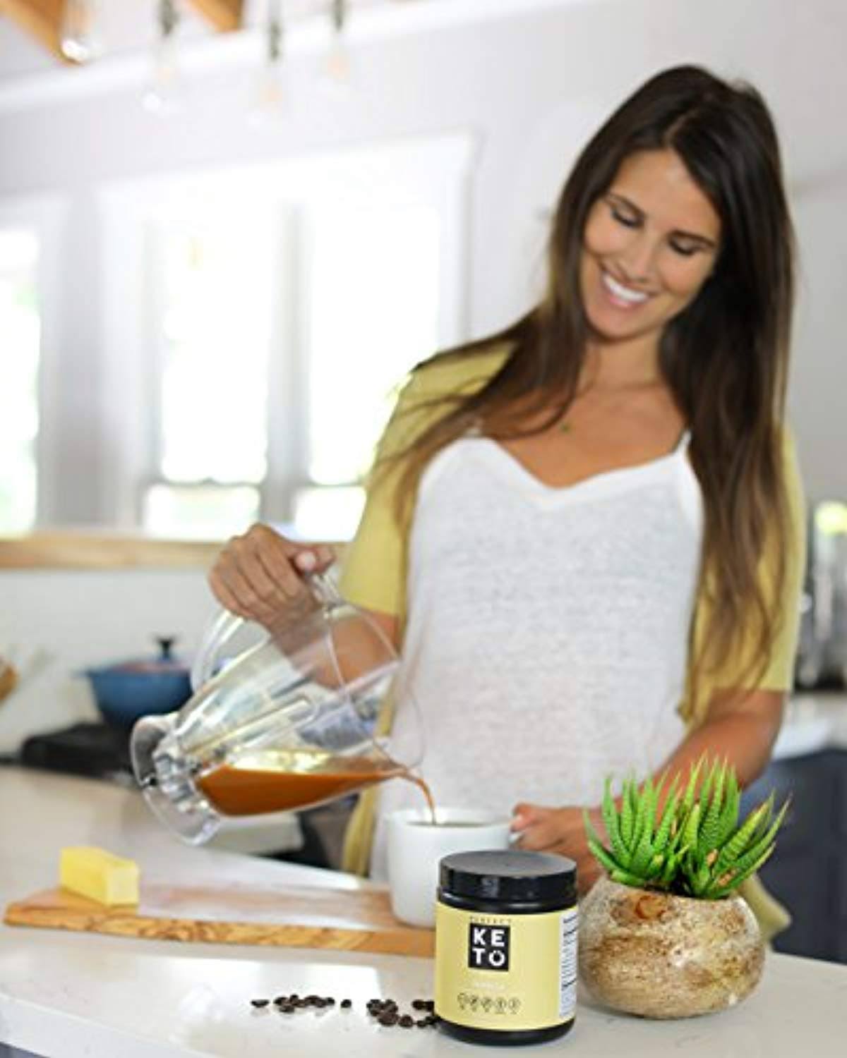 Perfect Keto Exogenous Ketones: Base BHB Salts Supplement Vanilla Flavor