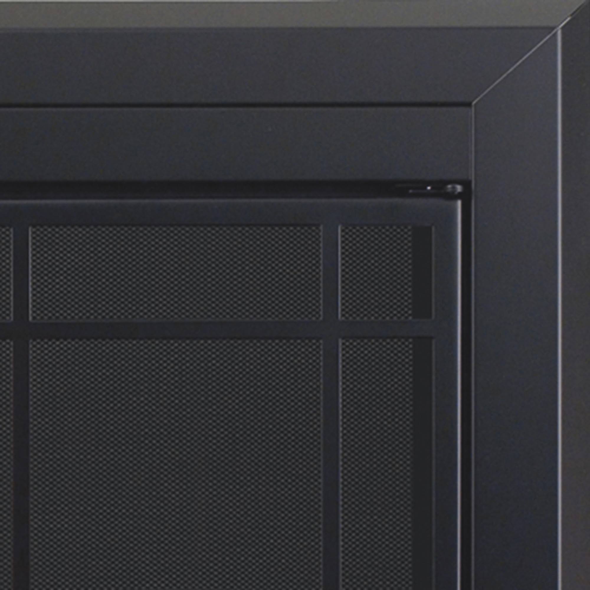 Pleasant Hearth Edinburg Small Glass Fireplace Doors