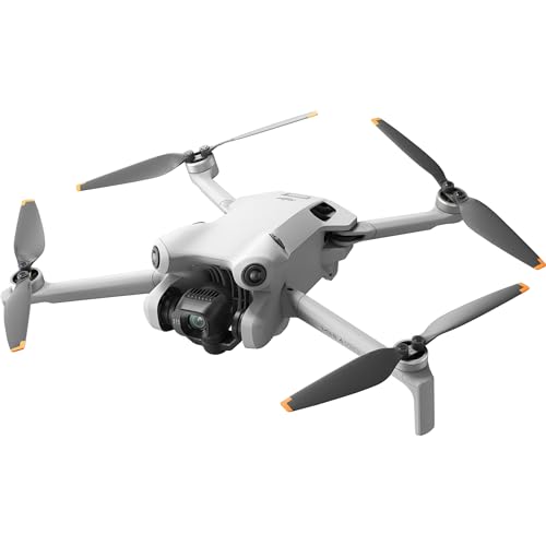 DJI Mini 4 Pro Drone Fly More Combo with RC 2 Controller (With Screen) Folding Drone with 4K Video, Under 249g, 34 Mins Flight Time, Vision Sensing 3 Batteries Bundle with 128GB Memory Card, CPS 2 Year Warranty + Pilot Kit