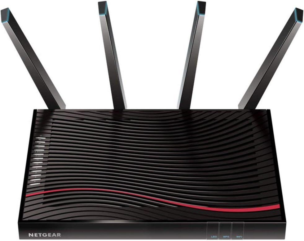 NETGEAR Nighthawk Cable Modem WiFi Router Combo (C7800) - Compatible with Cable Providers Including Xfinity by Comcast, Cox, Spectrum AC3200 WiFi Speed | DOCSIS 3.1 (Renewed)
