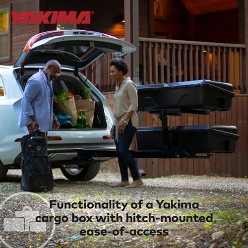 Yakima EXO GearLocker Car Cargo Carrier, Hard Top Shell Box for EXO SwingBase System, Black - Heavy-Duty Vehicle Storage Accessories for Travel and Camping