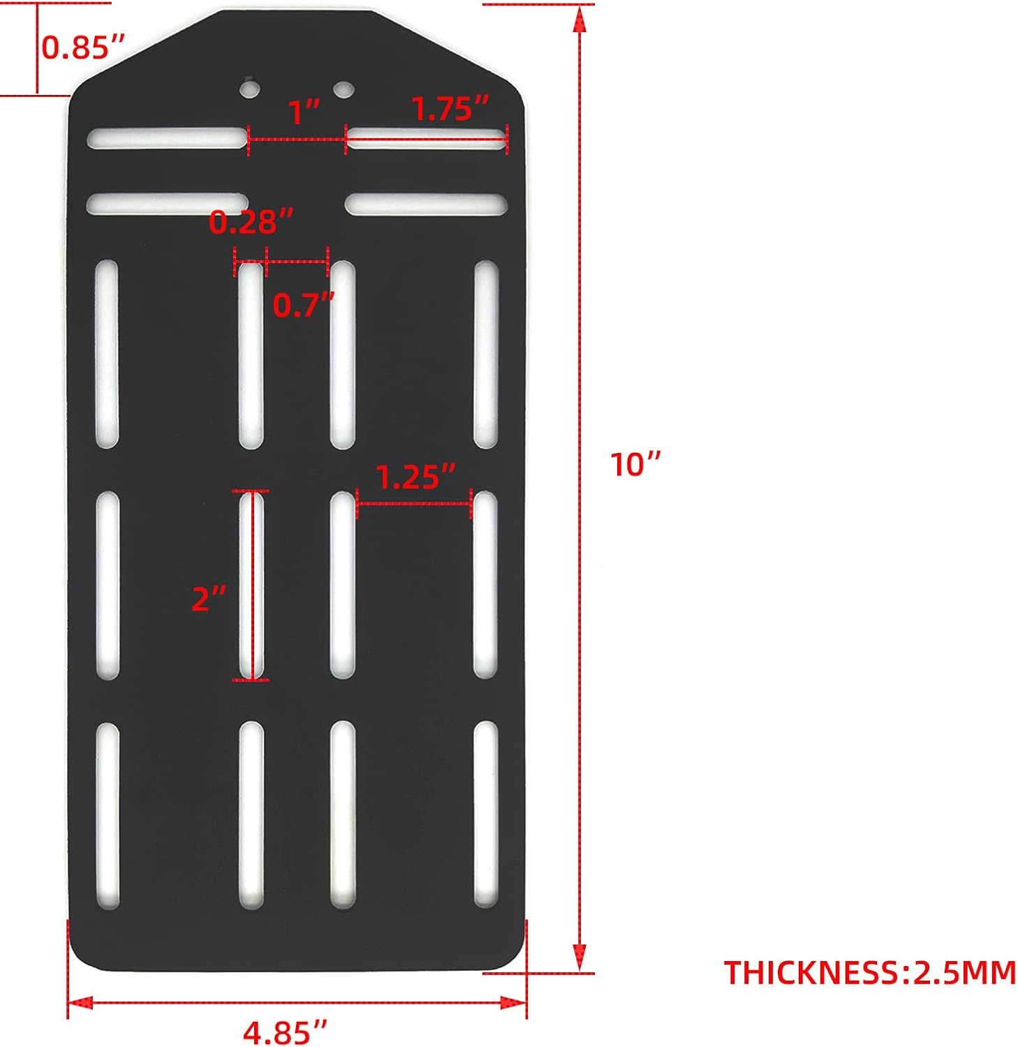 2pcs King Bed Headboard Attachment Bracket Modification Plate，Headboard Brackets for Metal Bed Frame，Bed Frame Adapter Brackets Pack of 2