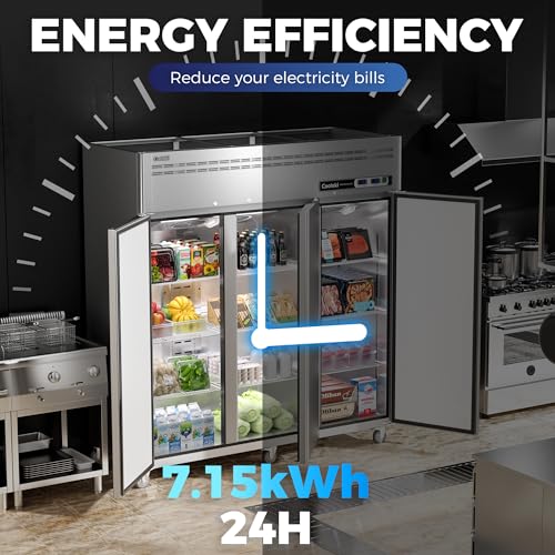 Coolski Commercial Refrigerator and Freezer Combo