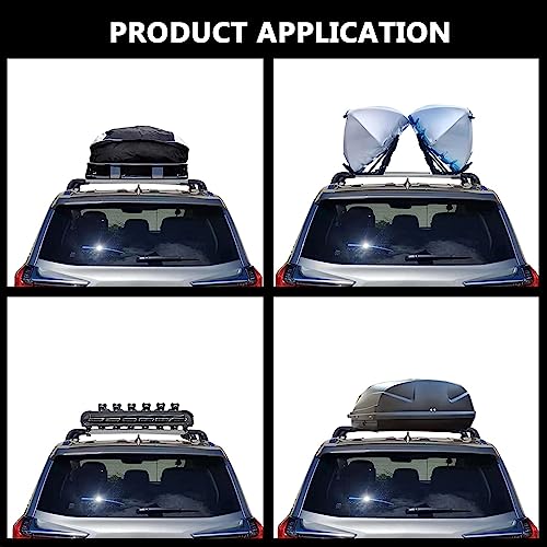 ROKIOTOEX Cheetah Roof Rack Crossbars Fits 2023-2025 RX 350h, 450h+, 500h F Sport Flush Side Rails, High Profile Compatible with Panoramic Sunroof, Lockable Cross Bars Cargo Carrier Silver LR23HP
