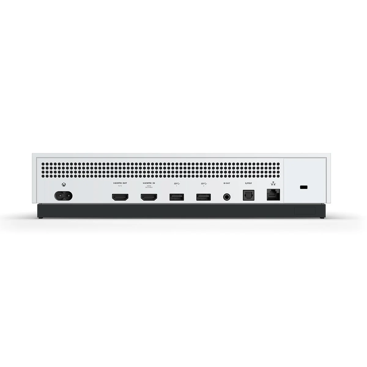 Restored Microsoft Xbox One S Gaming Console 500GB Disc Edition with Two RetroFam Wireless Controllers (Refurbished)