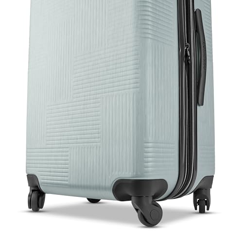 AMERICAN TOURISTER Stratum Xlt Expandable Hardside Luggage with Single Spinner Wheels, Pink Blush, 3-Piece Set (20/24/28)