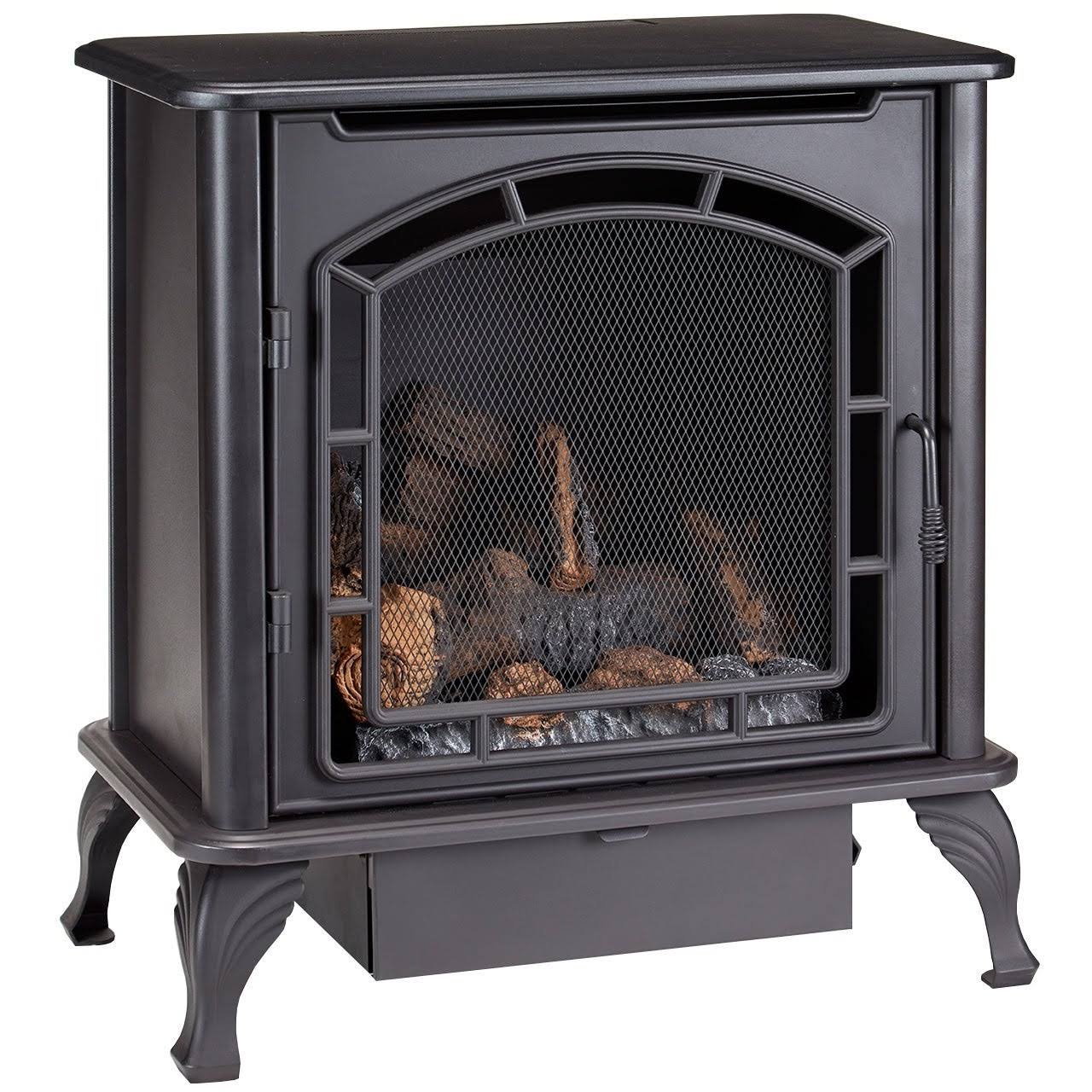 Duluth Forge DF25SMS Dual Fuel Vent Free GAS Stove Black