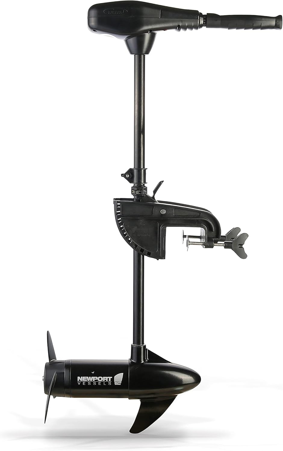 Newport Vessels NV-Series 62lb Thrust Saltwater Transom Mounted Trolling Electric Trolling Motor w/LED Battery Indicator & 36 Shaft