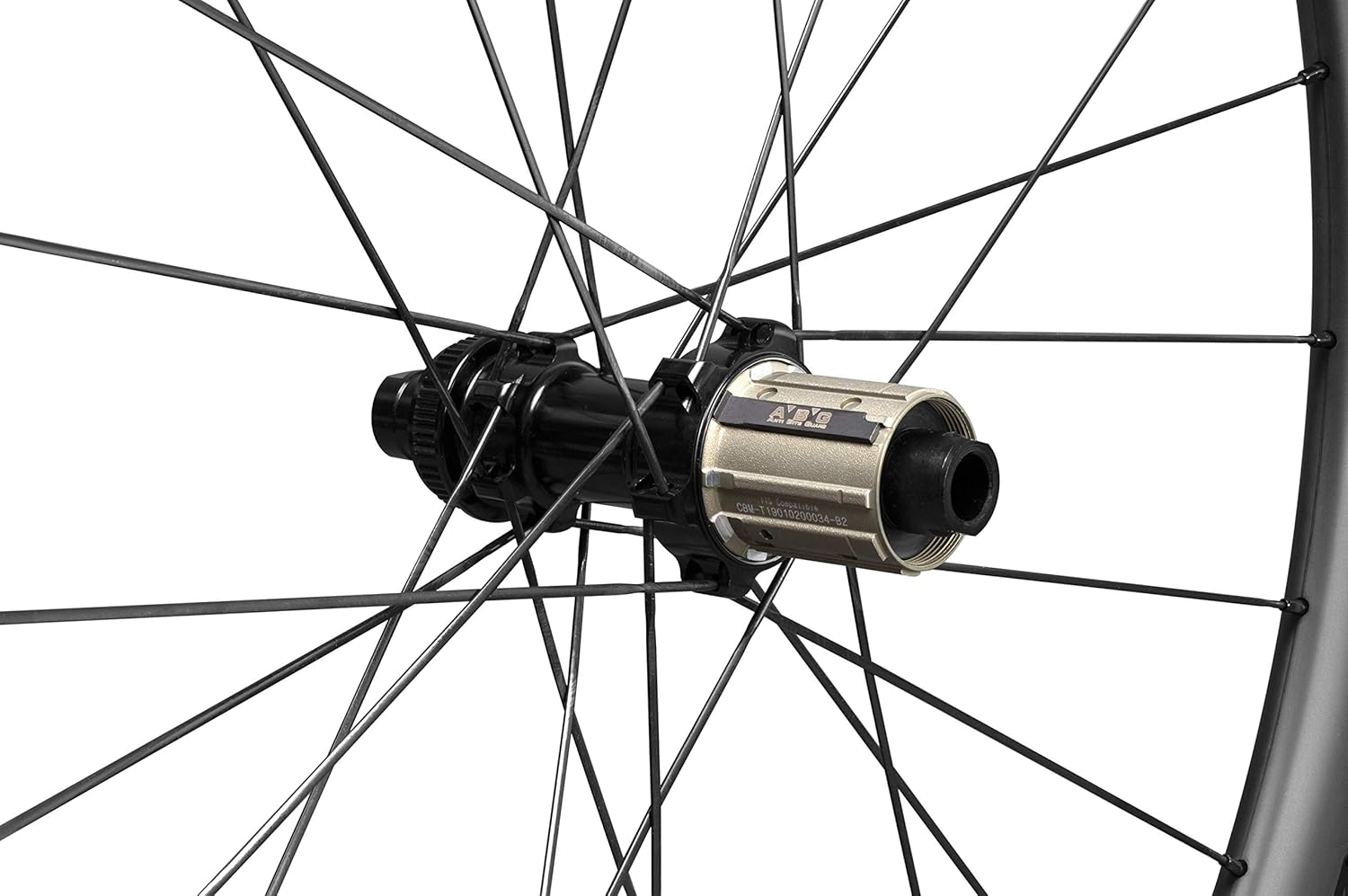 ICAN Carbon Road Bike Disc Wheelset BD40 50 55 mm Clincher Tubeless Ready 25mm Center Lock Thru Axle 12×100/12×142mm