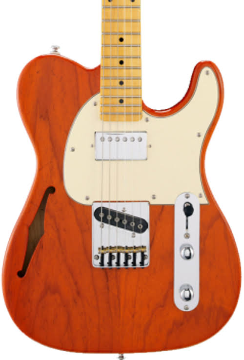 Gu0026L Tribute ASAT Classic Bluesboy Semi-Hollow Electric Guitar Red Burst