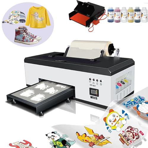 DTF Printer A3 R1390 Transfer Printing Machine T-Shirt Direct to Film DTF Transfer Printer Machine with White Ink Circulation and Auto Cleaning