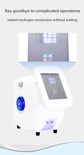 Hydrogen Inhalation Machine, 99.99% Purity Dual Outlet H2 Generator, Hydrogen Water, SPE Technology, Low Noise Improve Sleep, Boost Energy & Relaxation for Home