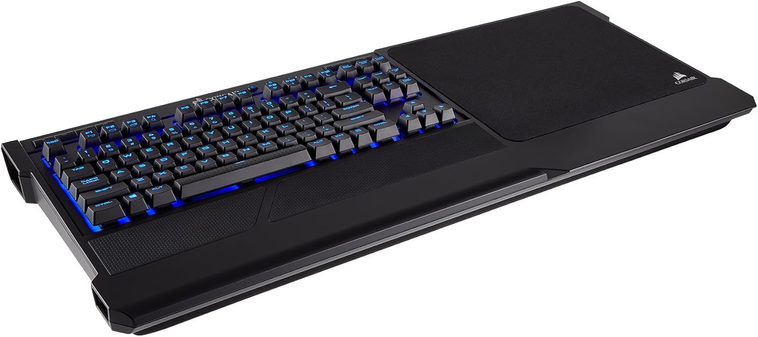 Corsair K63 Wireless Mechanical Gaming Keyboard, backlit Blue LED, Cherry MX Red - Quiet & Linear