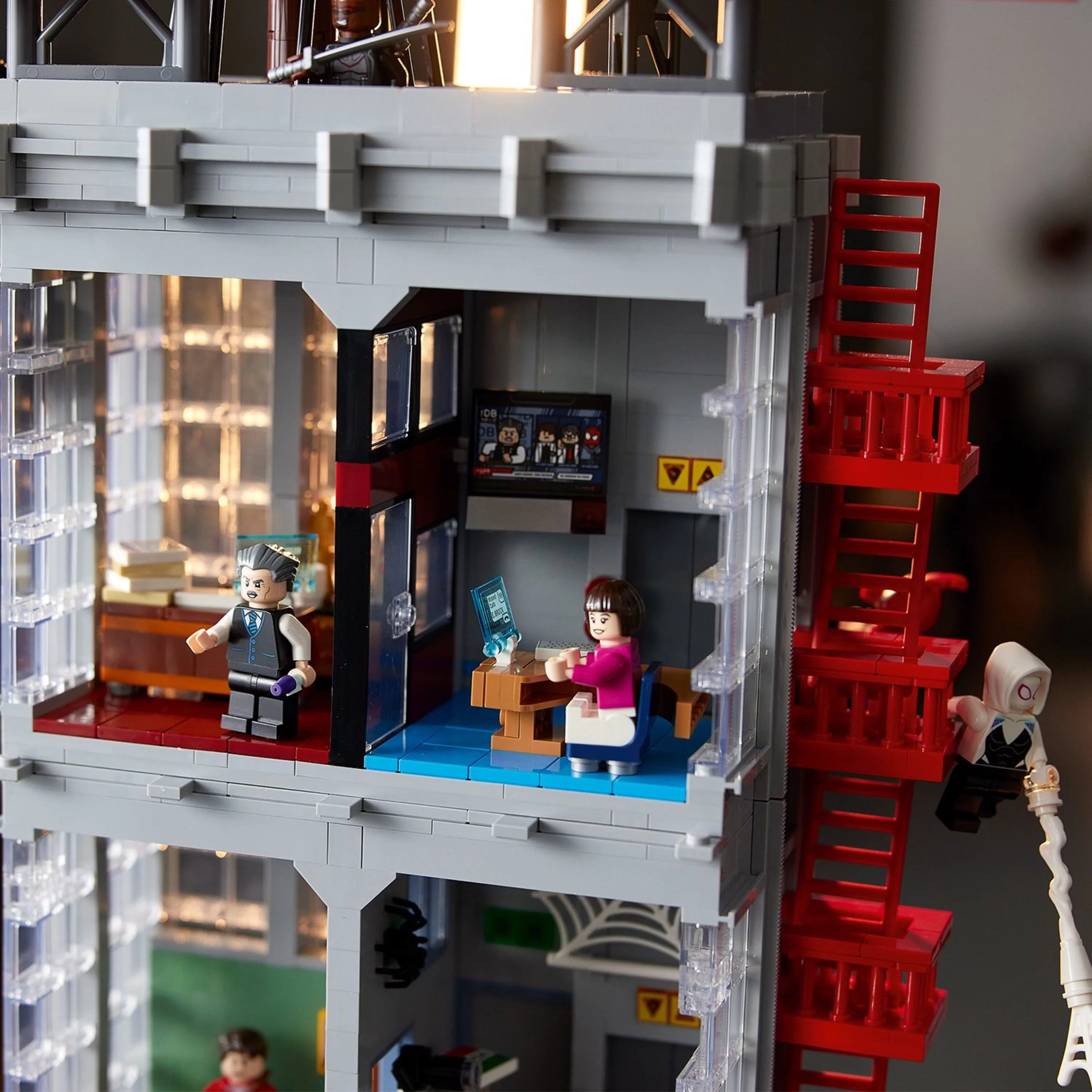 LEGO Marvel Spider-Man Daily Bugle Newspaper Office 76178 Building Set - Featuring 25 Spider-Verse Minifigures including Peter Parker, Venom, and Spider-Gwen, Collectible Gift Idea for Adults