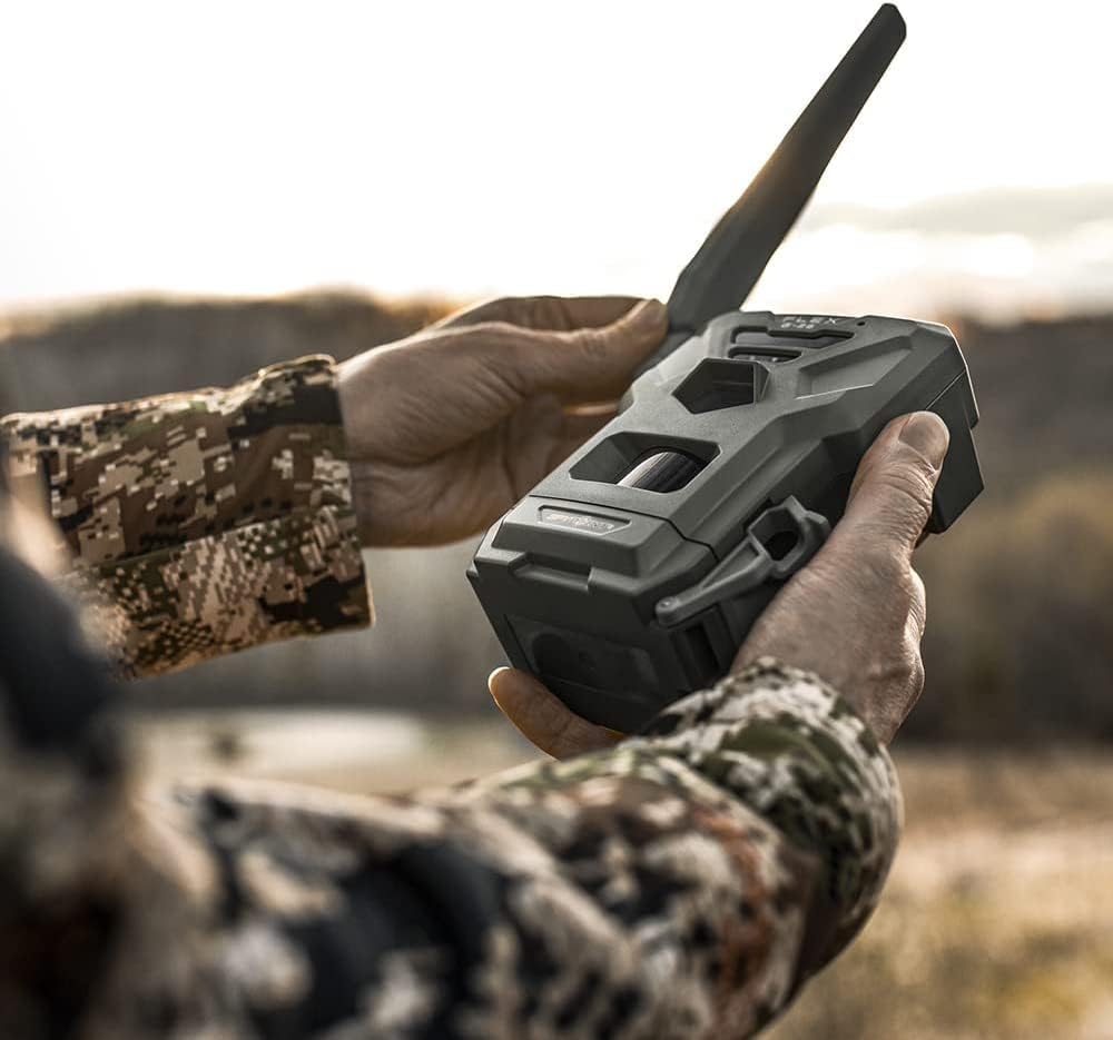 SPYPOINT Flex G-36 Twin Pack Cellular Trail Camera, 36MP Photos and 1080p Videos with Sound, GPS Enabled, Dual-Sim LTE Connectivity, 100' Flash & Detection Range + LIT-22 Batteries