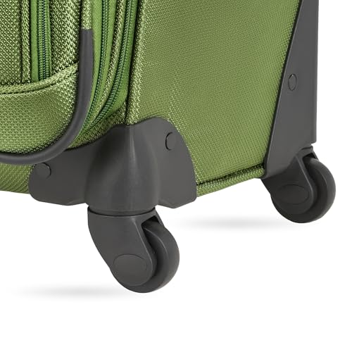 SwissGear Sion Softside Expandable Luggage, Black, Checked-Large 29-Inch