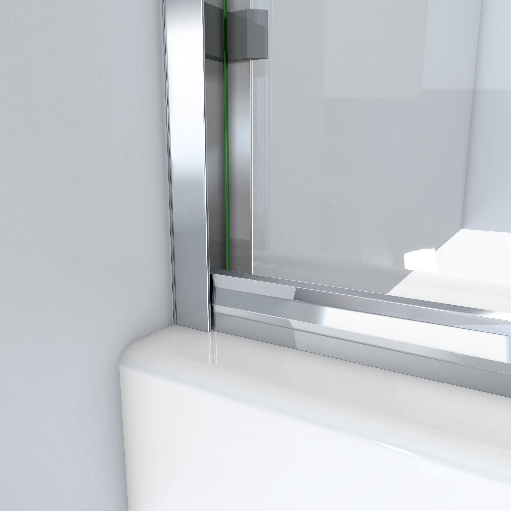 Arizona Shower Door Traditional 52-in to 56-in Frameless Oil-Rubbed Bronze Sliding Shower Door