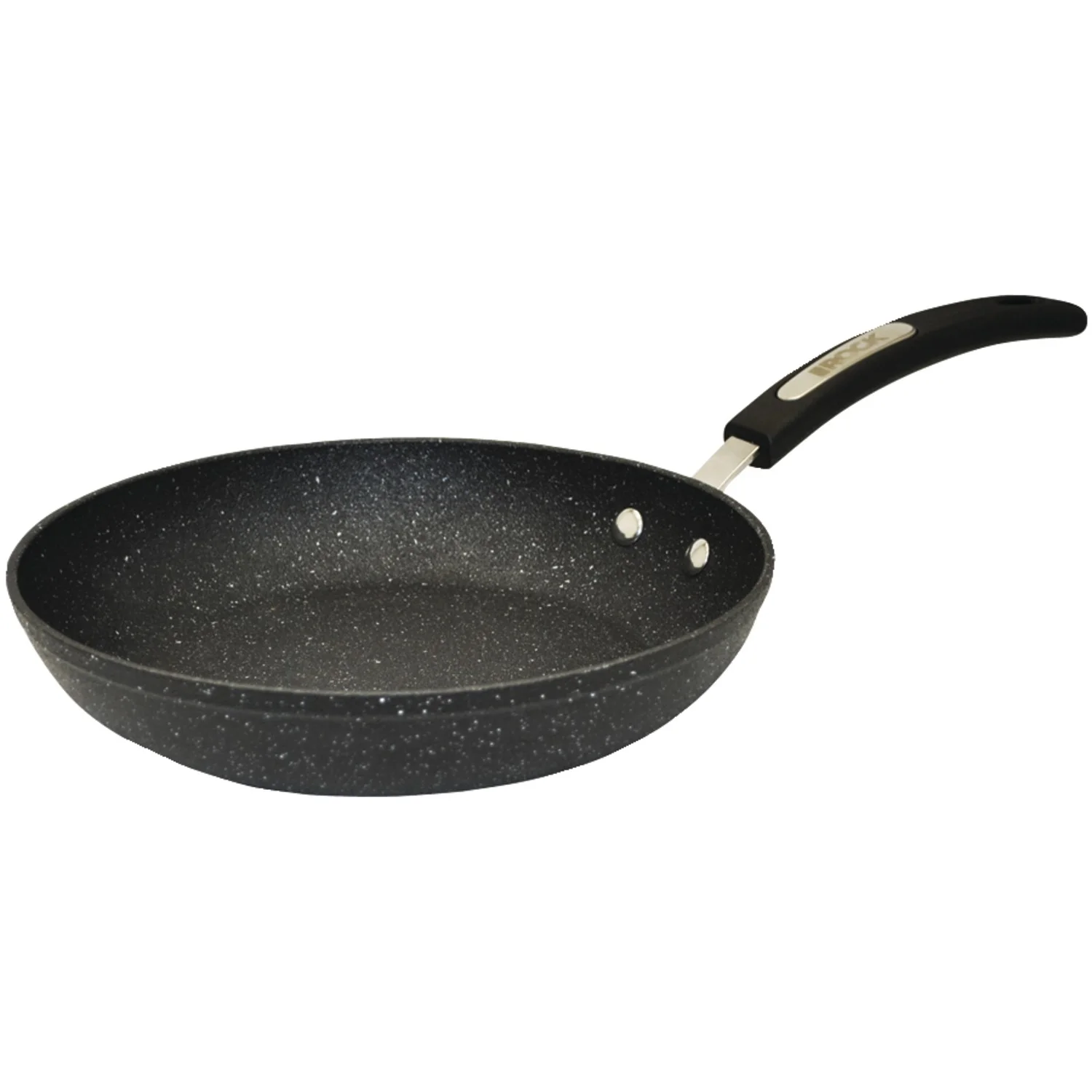 The Rock by Starfrit 9-Piece Cookware Set with Bakelite Handles, Black