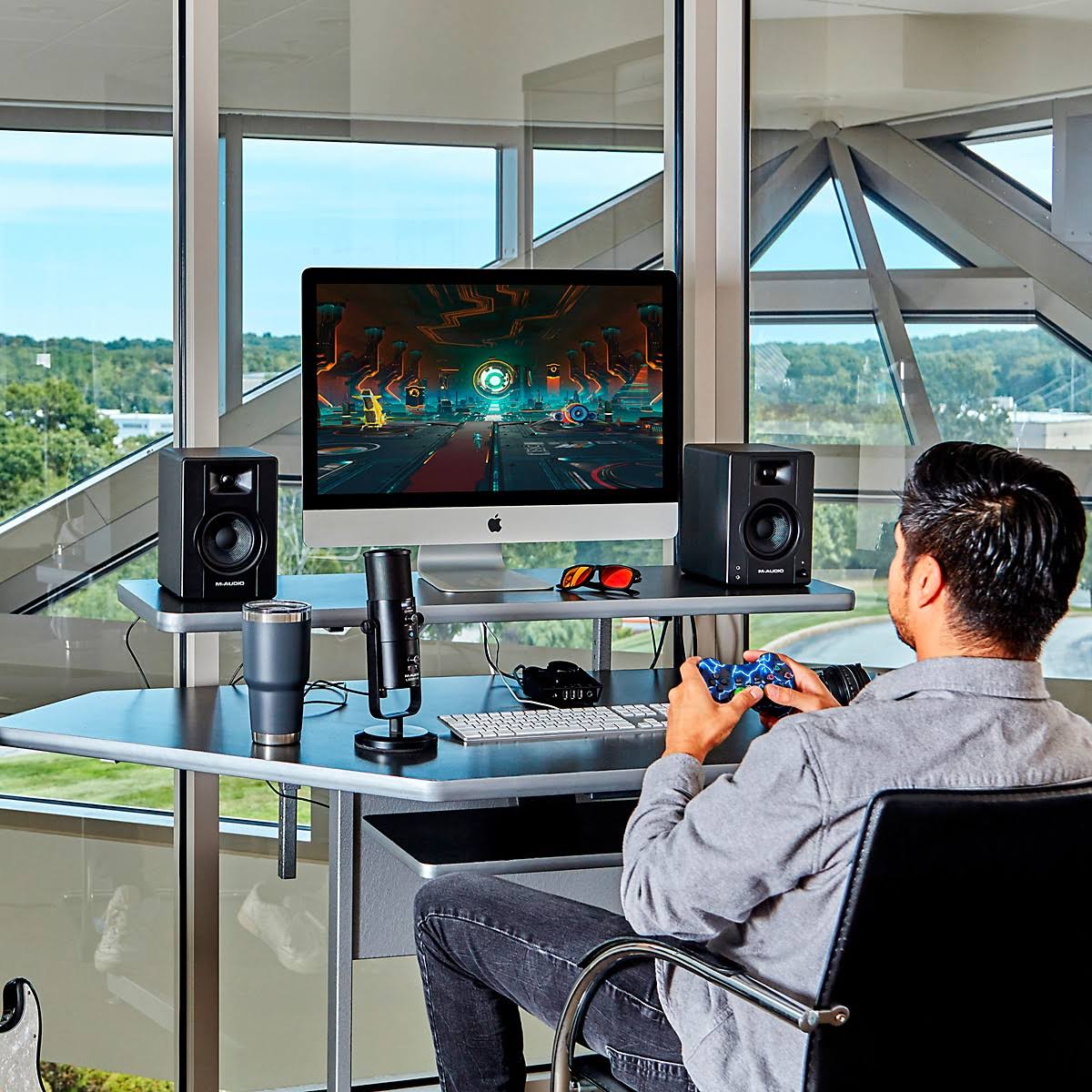 M-Audio BX4 Powered Reference Studio Monitors, Pair