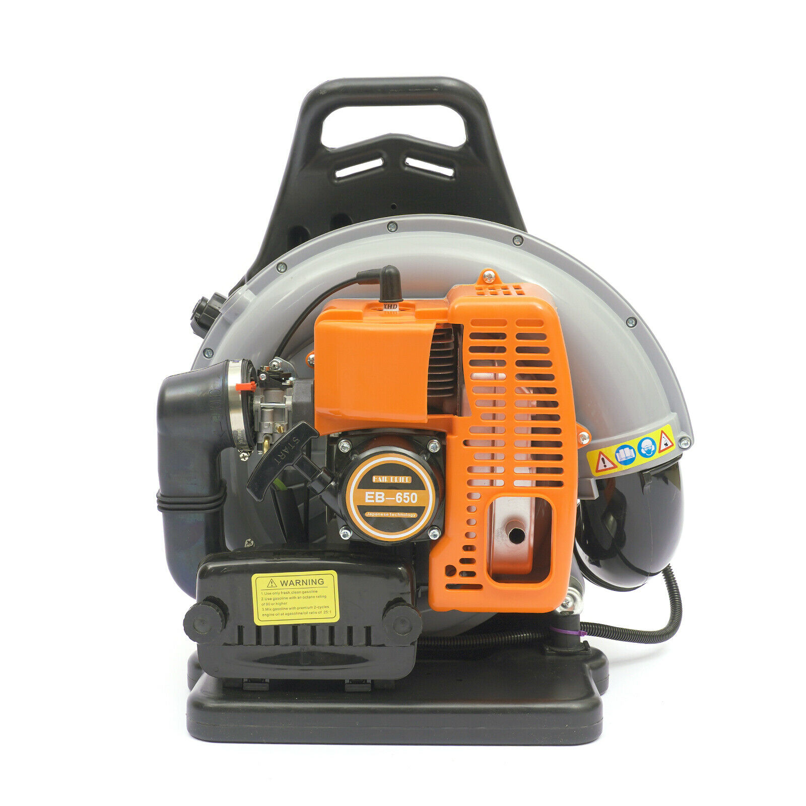 65CC 3.6HP Backpack Leaf Blower,2-Cycle Portable Backpack Blower Gas Powered, 635-CFM, Powerful Clearing Performance & Ergonomic Harness System, Air Blower for Garden Snow Dirt Debris