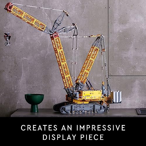 LEGO Technic Liebherr Crawler Crane LR 13000 42146 Advanced Building Kit for Adults, Build and Display a Rewarding Project, Model Crane with Incredible Details Including Winch System and Luffing Jib