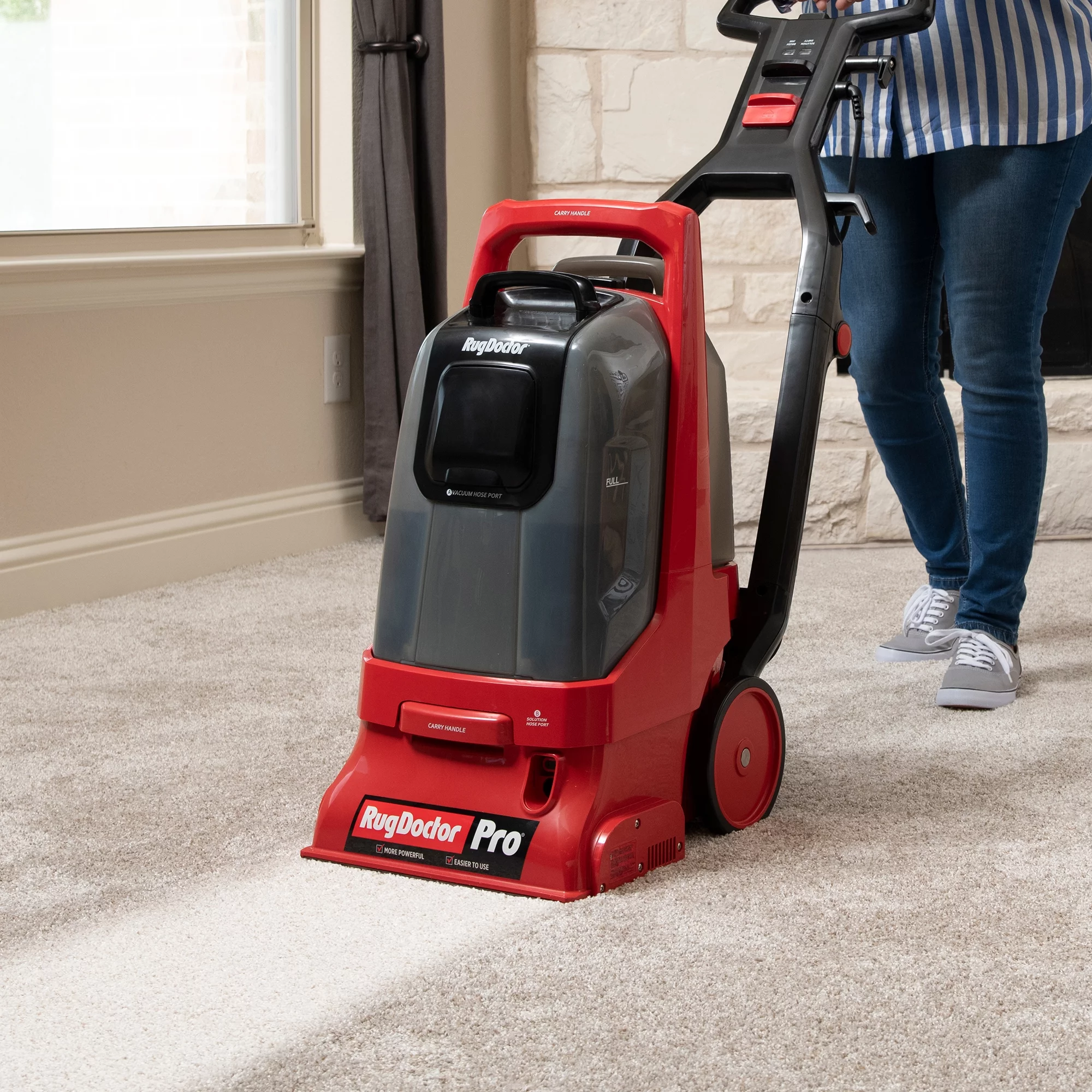 Rug Doctor Pro Deep Commercial Carpet Cleaner, 90028, Red
