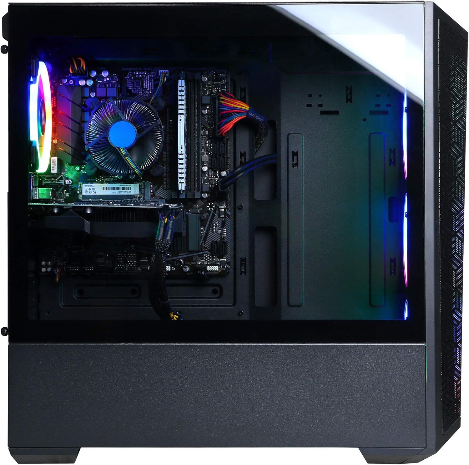CyberpowerPC Gamer Xtreme VR Gaming PC, Intel Core i5-13400F 2.5GHz, GeForce RTX 4060 8GB, 16GB DDR5, 2TB NVMe SSD, Wi-Fi Ready & Windows 11 Home (GXiVR8060A18),Black